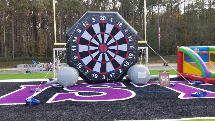 Newnan Inflatable Giant Soccer Darts Game